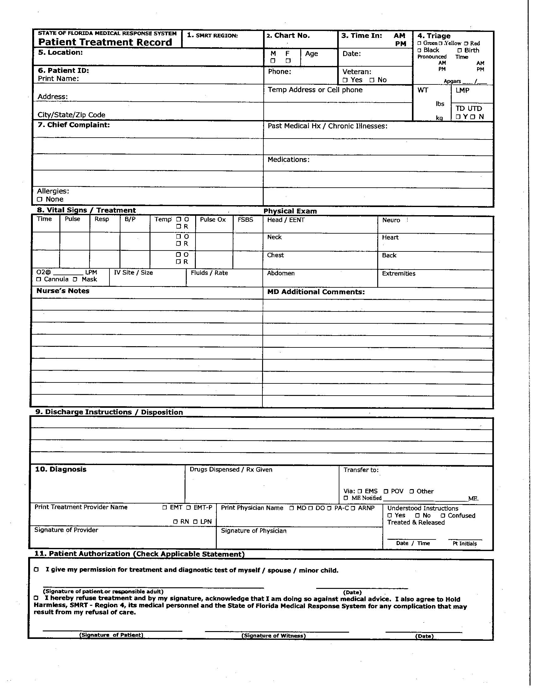 patient treatment page 1